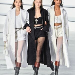 100% authentic brand new black Chanel stockings